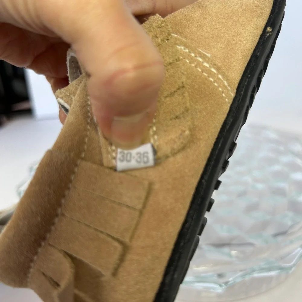 JACK &‎ LILY Baby Moccasins My Mocs Tan Fringe Shoes